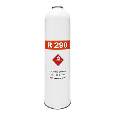 Lata de gas refrigerante R-290 400 grs